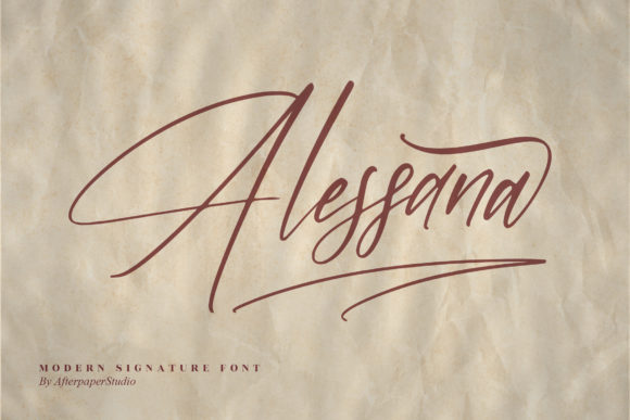 Alessana: A Graceful Script Font for Stunning Campaigns