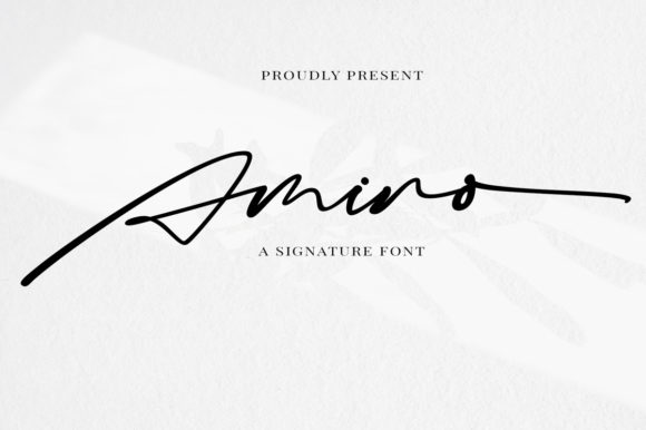 Amino: A Stylish Script Font for Elegant Branding