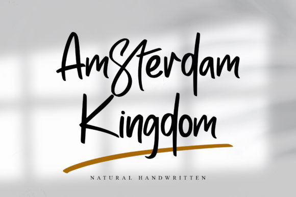 Amsterdam Kingdom: A Handwritten Font for Stunning Web Design