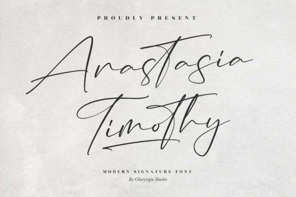 Anastasia Timothy: A Delicate Script Font for Elegant Campaigns