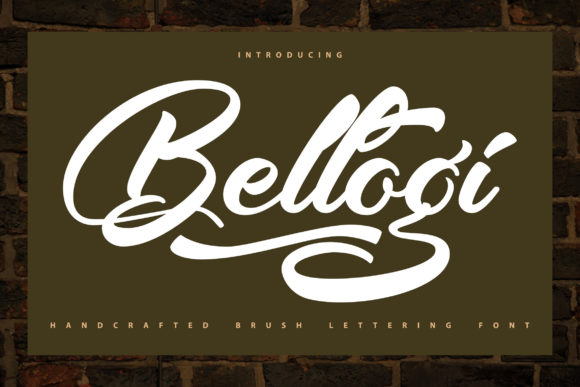 Bellogi: A Stylish Handwritten Font for Bold Branding