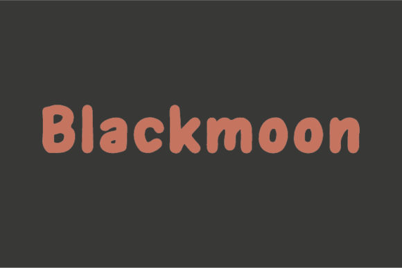 Blackmoon: A Handwritten Font for Creative Makers