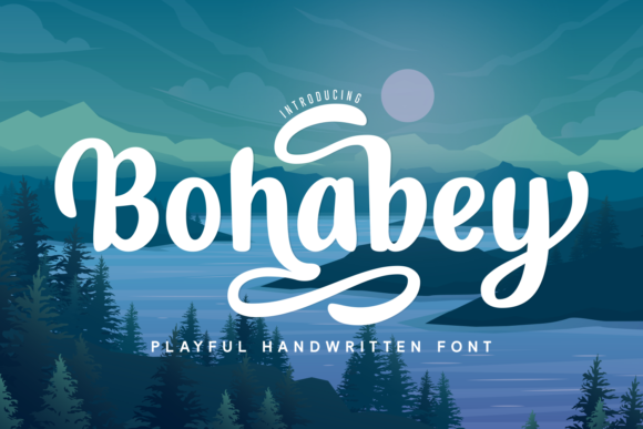 Bohabey: A Playful Handwritten Font for Crafters