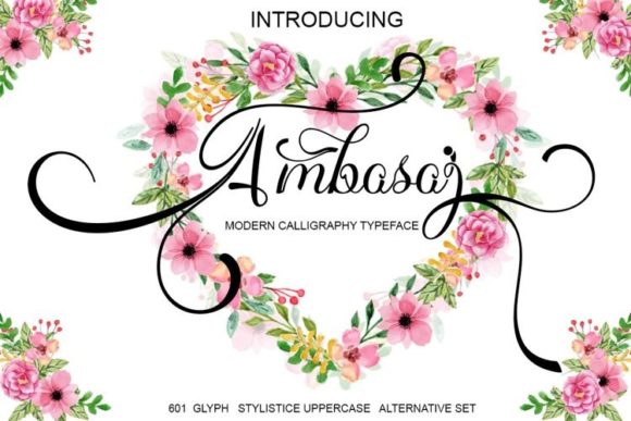 Bring Charm to Your Creations with Ambasaj Font