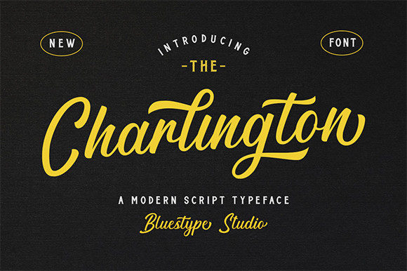 Charlington: A Charming Script Font for Creative Branding