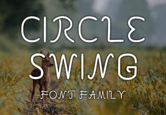 Circle Swing: A Handwritten Font for Creative Web Design