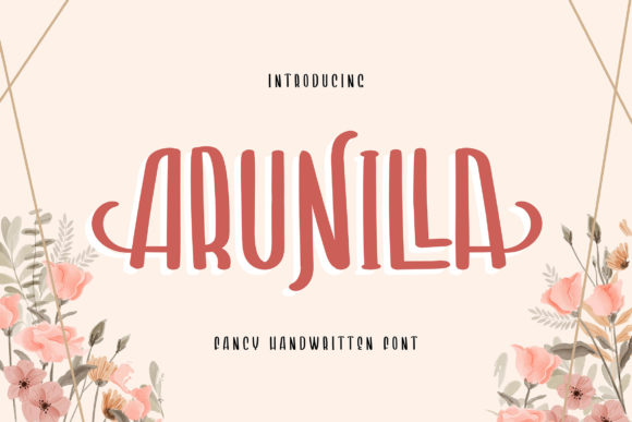 Discover Arunilla: A Versatile Handwritten Font for Creative Projects