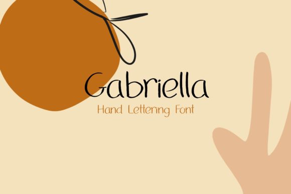 Discover Gabrialla: A Whimsical Handwritten Font for Editorial Design