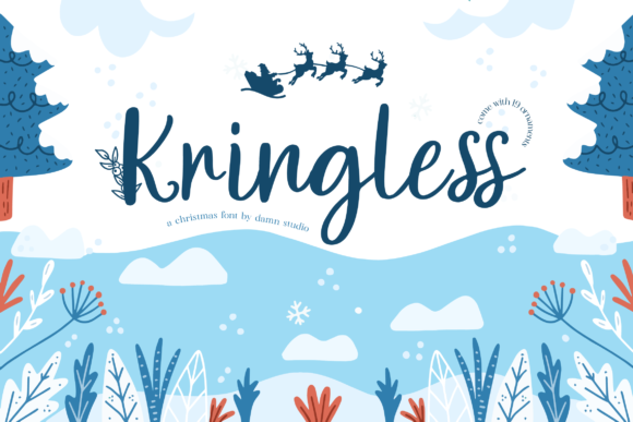 Discover Kringless: A Calligraphy Font for Elegant Design