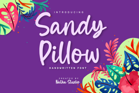 Discover Sandy Pillow: A Handwritten Font for Web Design