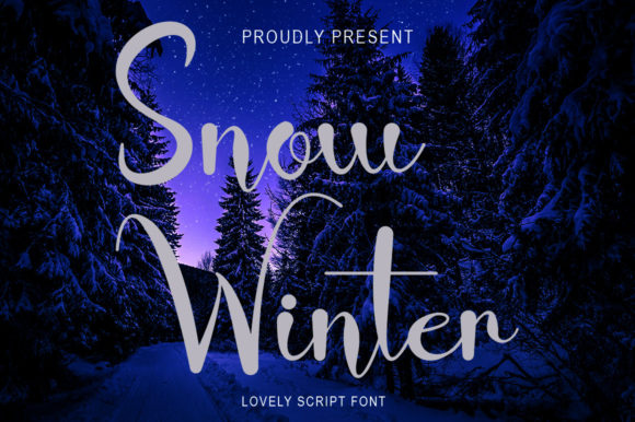 Discover the Charm of Snow Winter: A Versatile Script Font