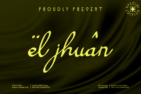 El Jhuan: A Handwritten Font for Crafters and Creators