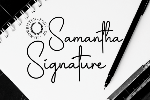 Elevate Your Brand with Samantha Signature Font