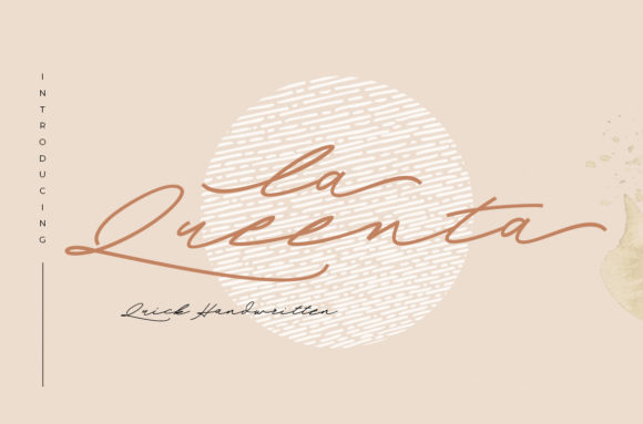 Elevate Your Web Design with La Queenta Script Font