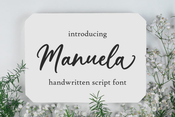 Elevate Your Web Design with Manuela: A Stylish Script Font