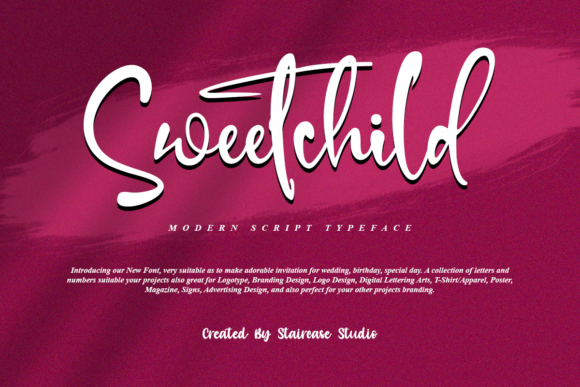 Enhance Your Brand with Sweetchild: A Refined Script Font