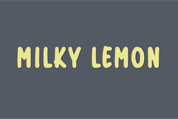 Enhance Your Campaigns with Milky Lemon Font
