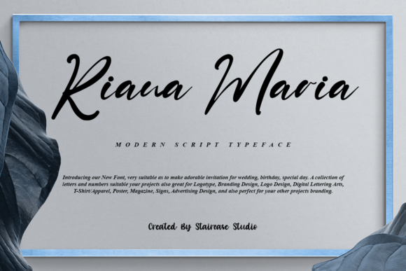 Exploring Riana Maria: A Versatile Script Font for Branding