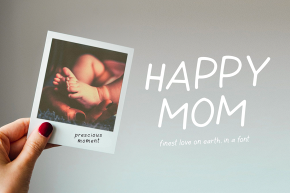 Happy Mom: A Charming Handwritten Font for Crafters