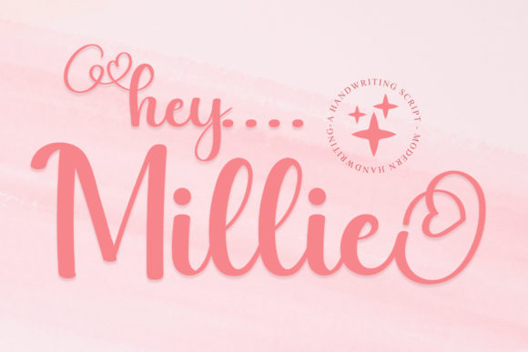 Hey Millie: A Romantic Script Font for Elegant Design