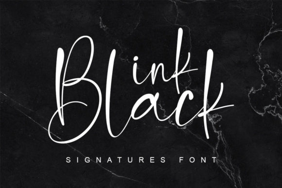Ink Black: A Delicate Script Font for Elegant Branding
