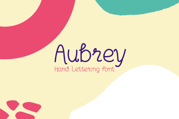 Introducing Aubrey: A Charming Handwritten Font for Branding
