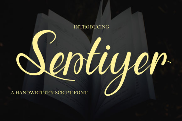 Introducing Sentiyer: A Charming Handwritten Font for Editorial Design