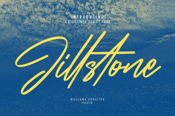 Jillstone: A Script Font with Modern Elegance