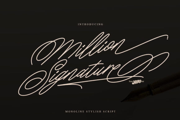 Million Signature: A Premium Script for Elegance
