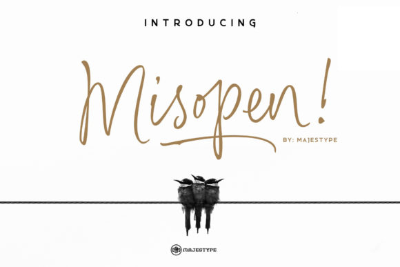 Misopen: A Charming Script Font for Creative Campaigns