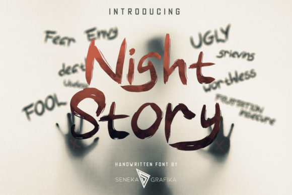 Night Story: A Script Font with Elegant Charm