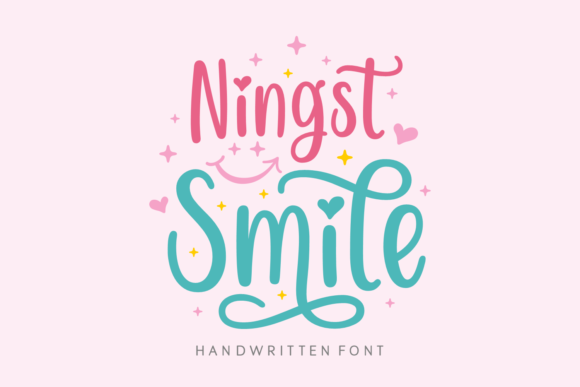 Ningst Smile: A Whimsical Font for Engaging Campaigns