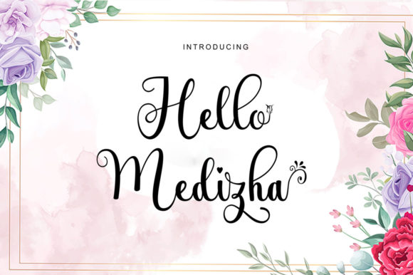 Transform Your Brand with Hello Medhiza Font