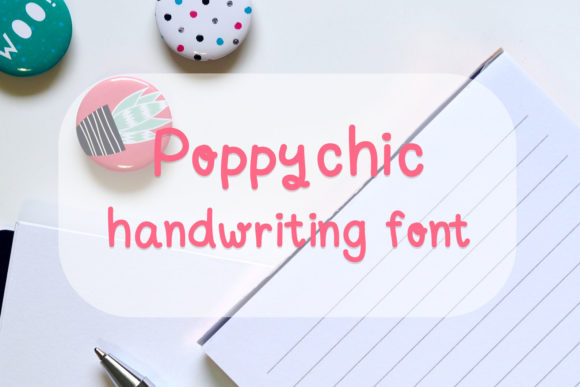 Transform Your Brand with Poppychic: A Natural Handwritten Font
