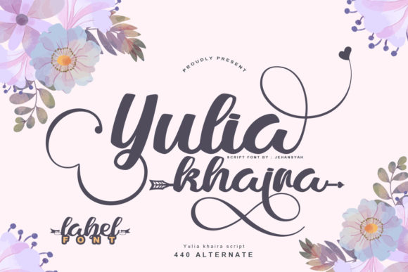 Transform Your Brand with Yulia Khaira Font