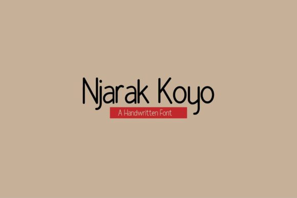 Unlock Creativity with Njarak Koyo: Your New Go-To Font